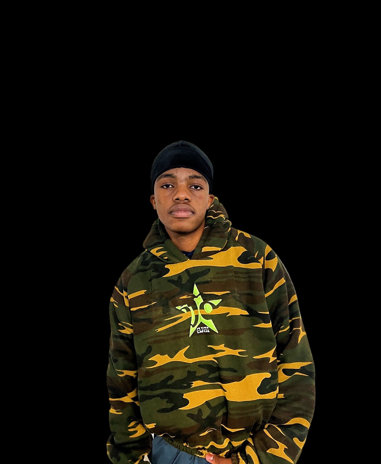 Ojoi Camo Hoodie